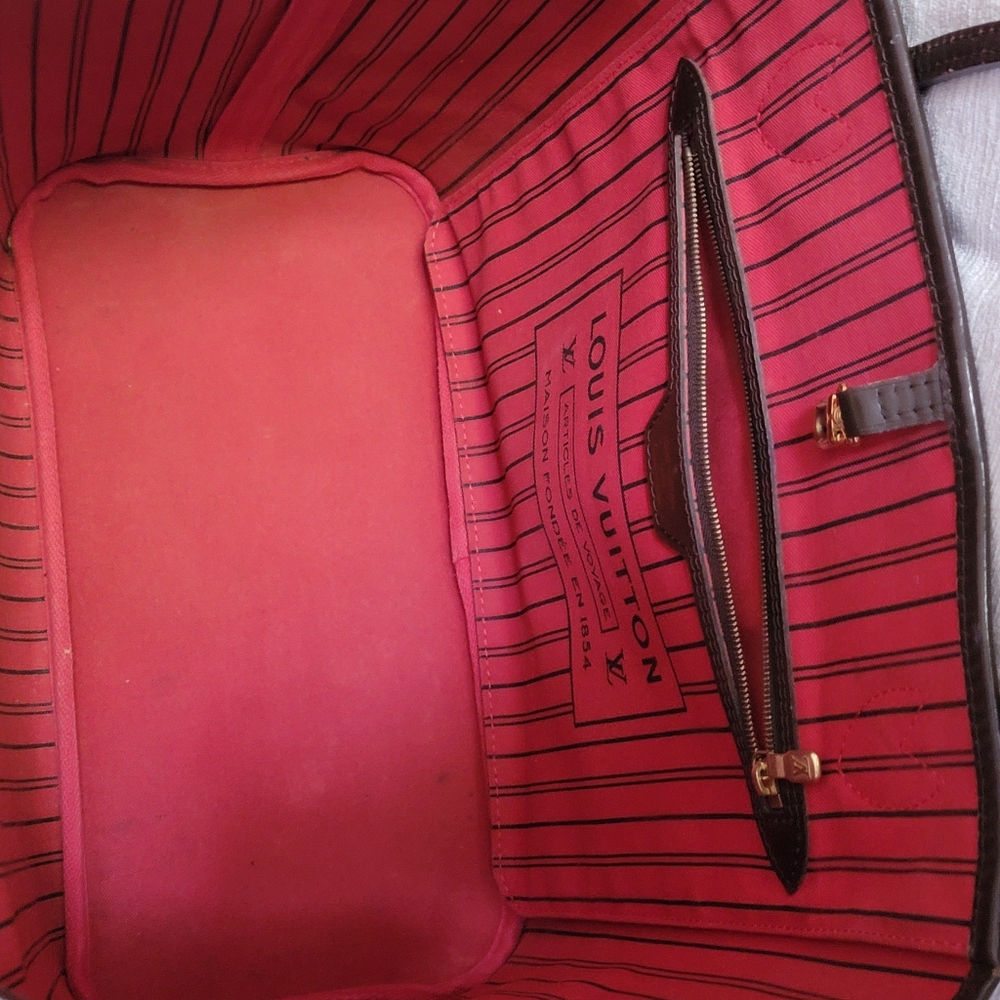 Auth ❤️ Louis Vuitton Neverfull Damier ebene MM - Picture 6 of 15